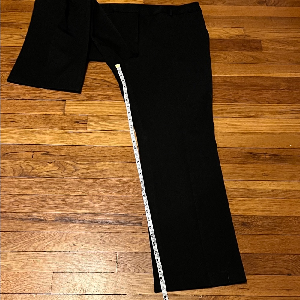 Talbots Womens Barely Boot Black Midrise Pant Trouser Sz 16 NWOT - Picture 7 of 8